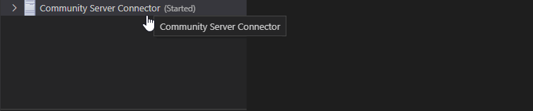 Community Server Connector